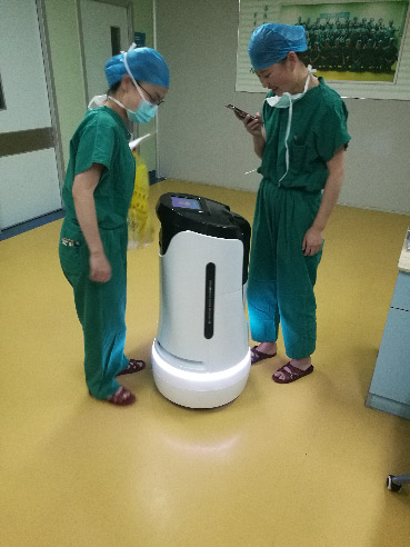 Robot de servicio inteligente hospitalario